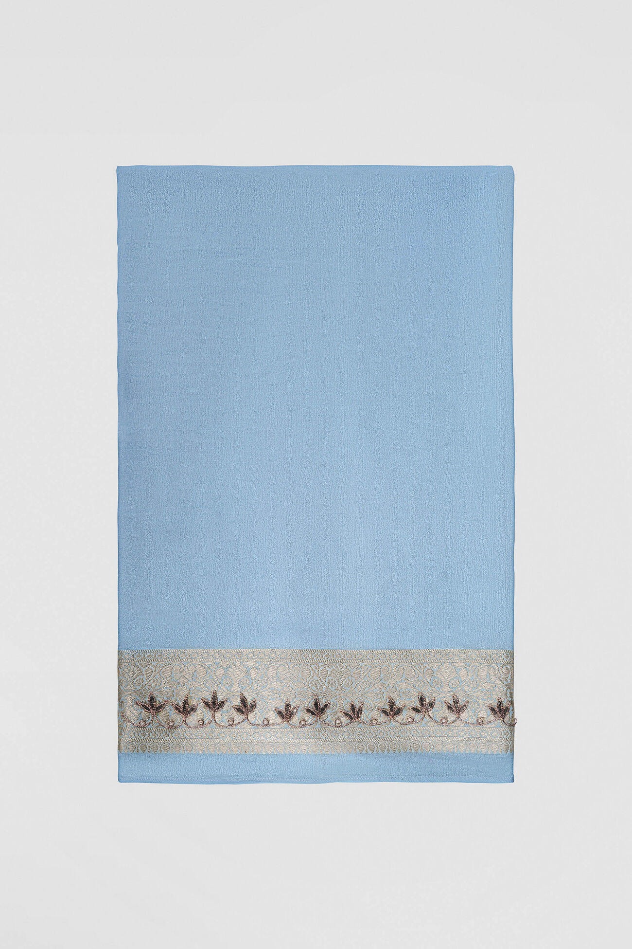 Panavi Saree Set, Powder Blue, image 8